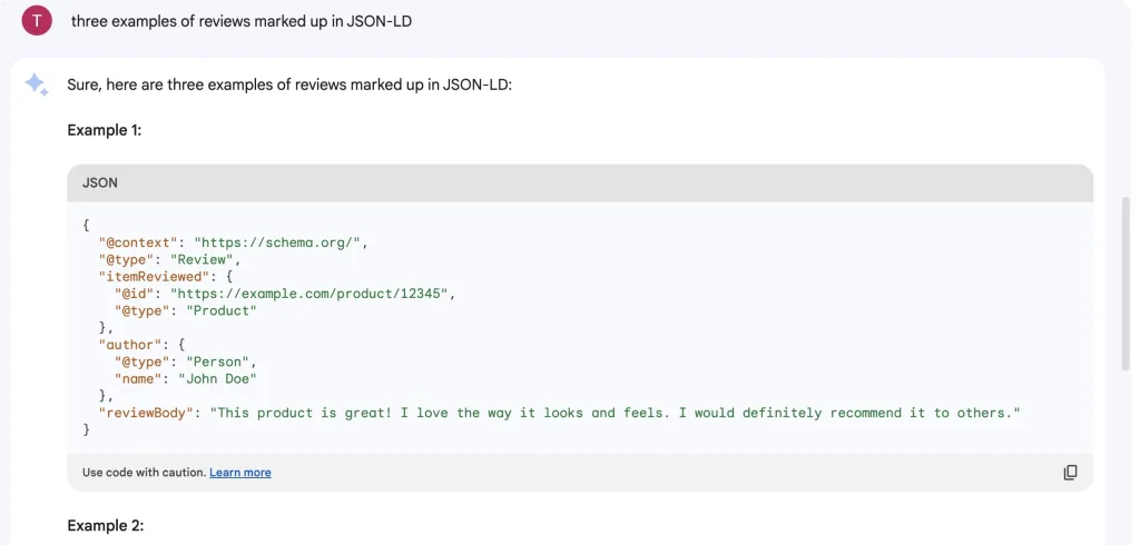 BARD provides superb JSON-LD markup examples like this.