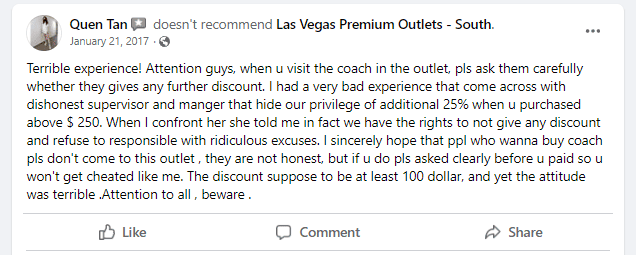 bad facebook business page review