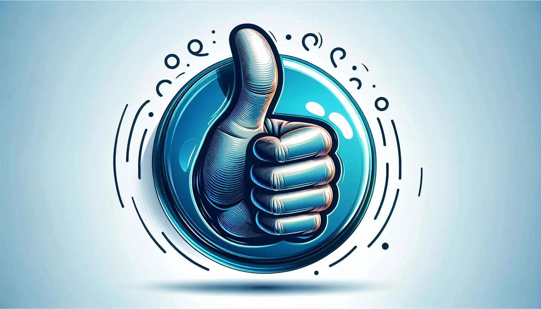 Illustration of a thumbs-up button