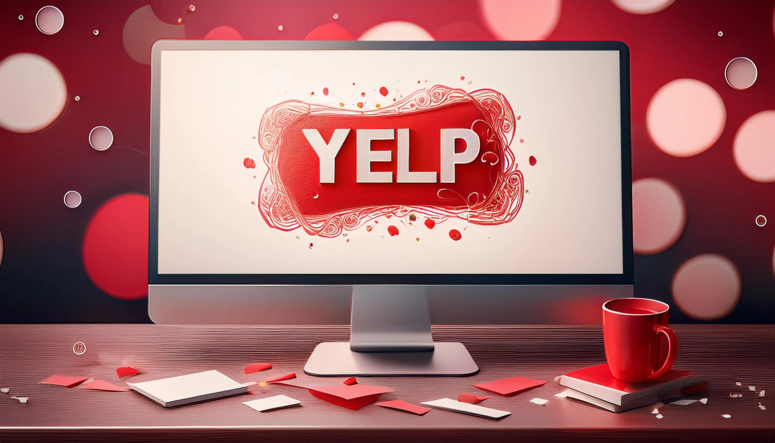 Image showing how you can place a Yelp Badge on the website for your own business