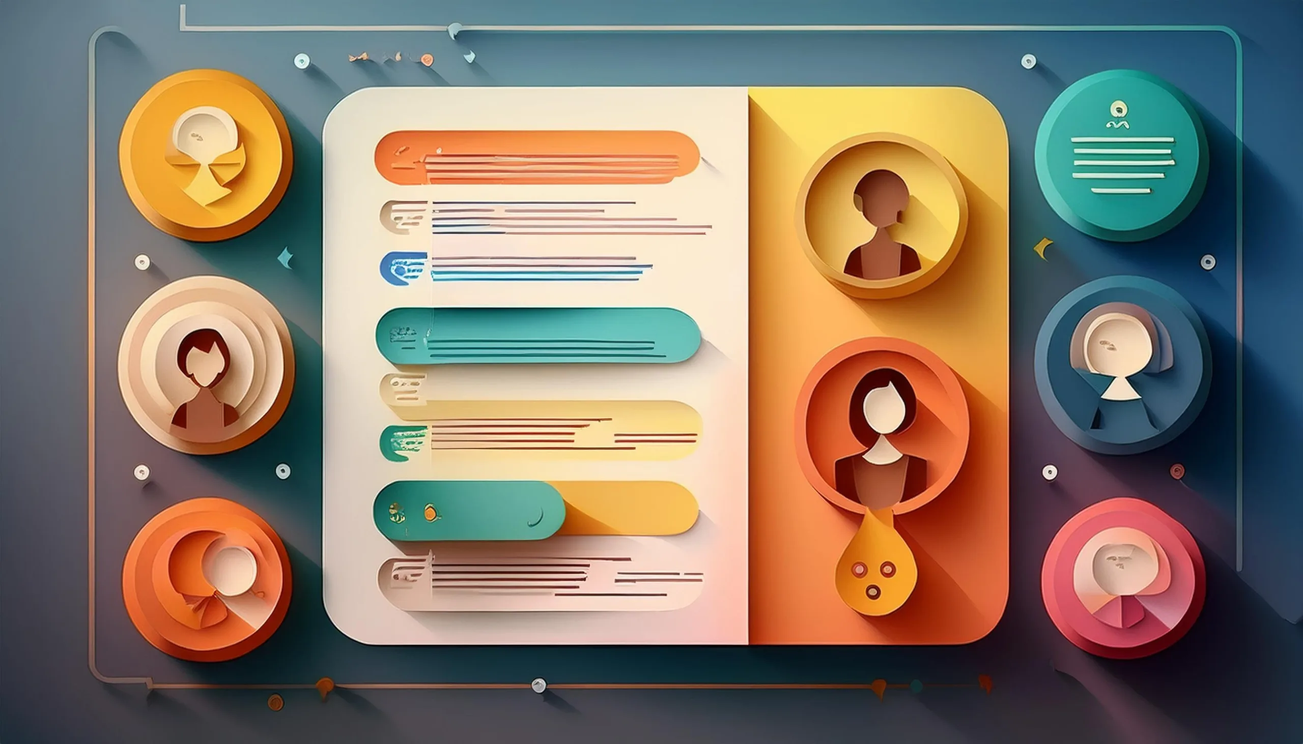 An infographic highlighting the key components of an effective customer feedback system, including customer feedback surveys