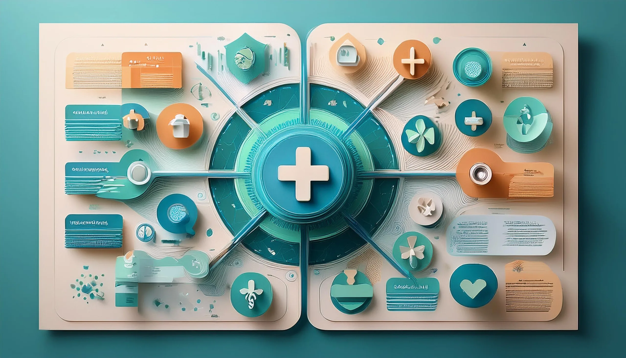 An infographic showcasing key features of healthcare reputation management software.