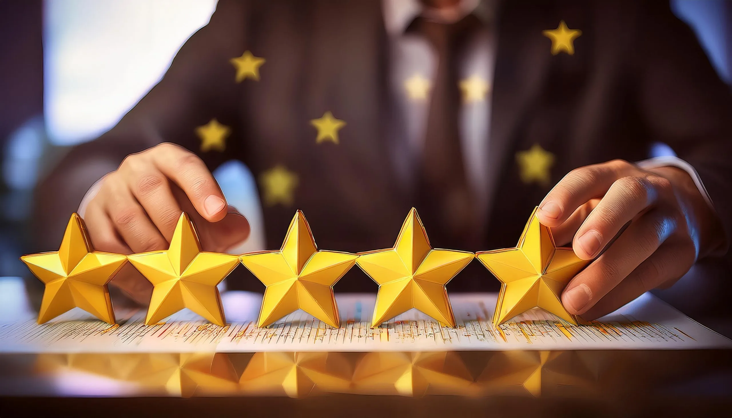 Close-up view of a positive Google review with a detailed review response that acknowledges the customer's feedback and enhances the business's image.