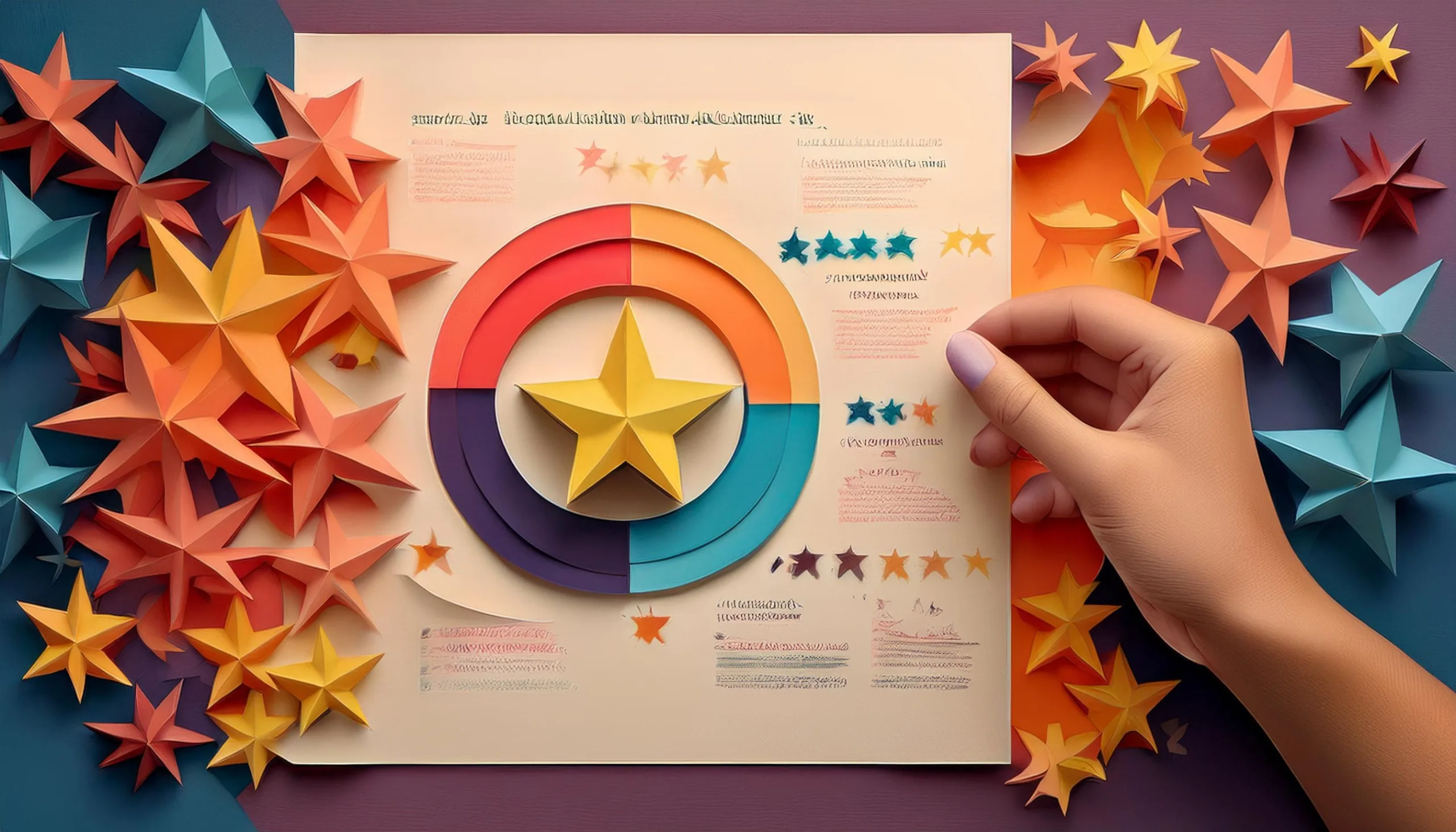 Diagram illustrating how positive reviews and responses contribute to user-generated content and enhance marketing efforts.