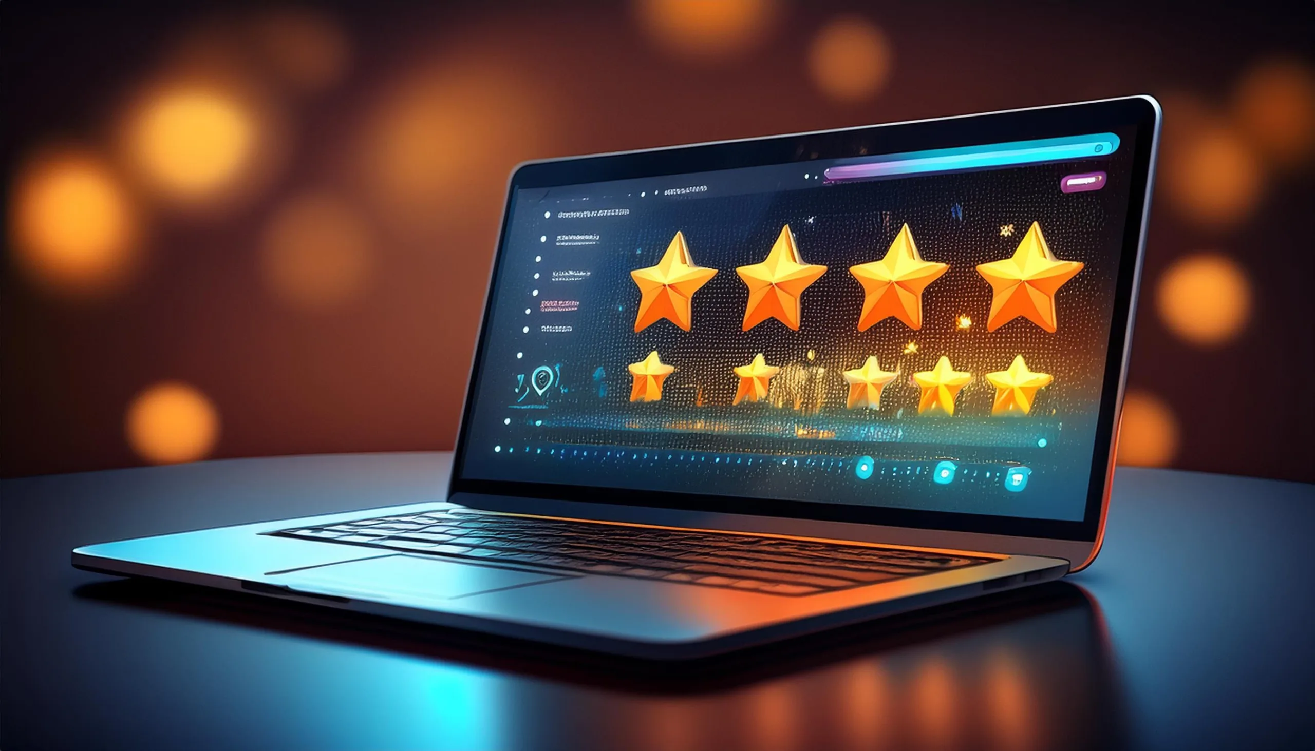 Screenshot showcasing positive reviews that enhance brand reputation and encourage happy customers