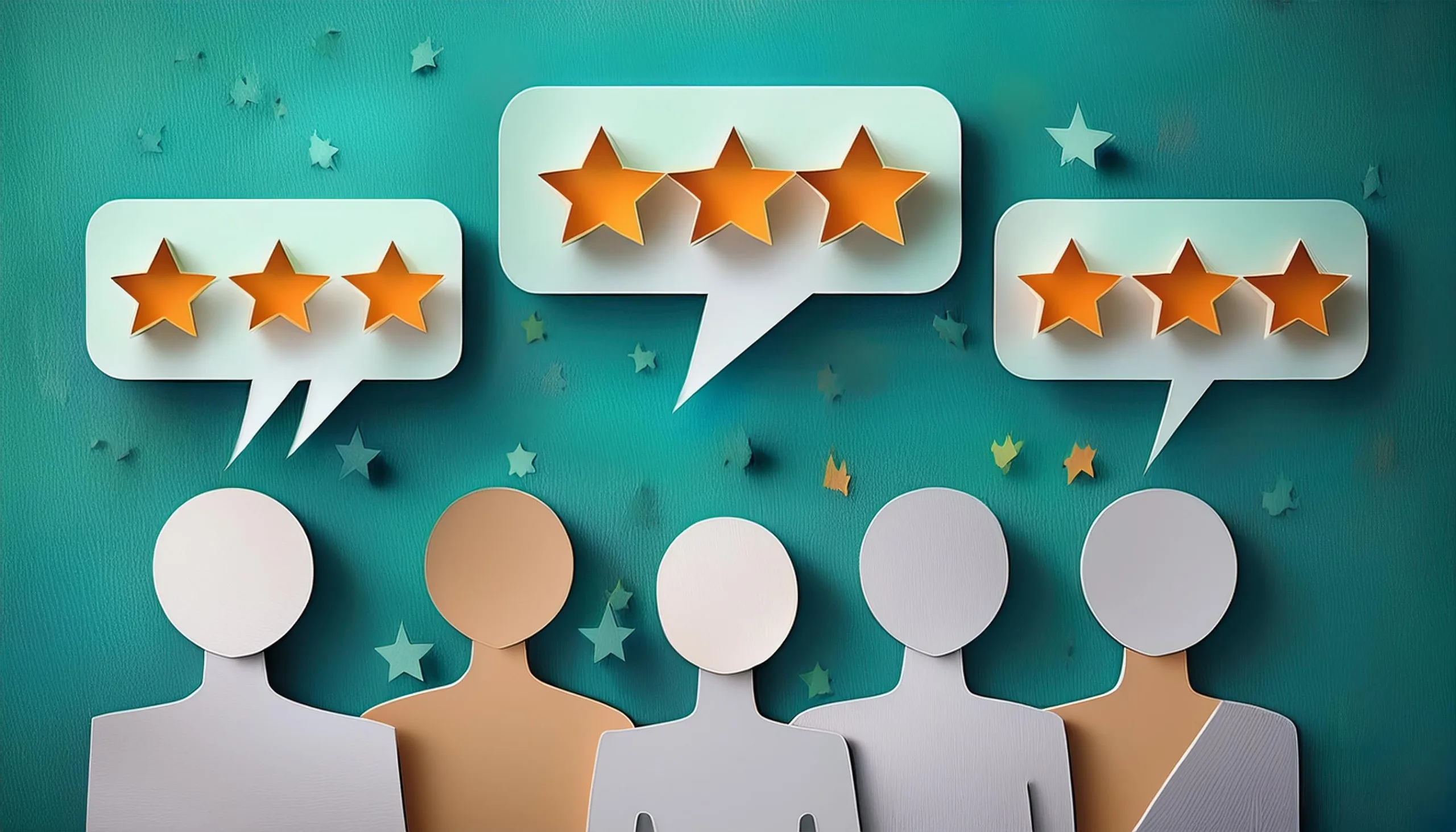 Chart showing how Google reviews influence customer satisfaction levels