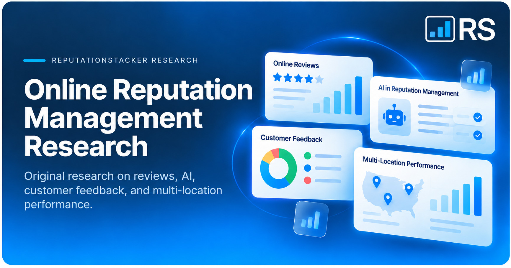 ReputationStacker online reputation management research hub covering online reviews, AI, customer feedback and multi-location performance